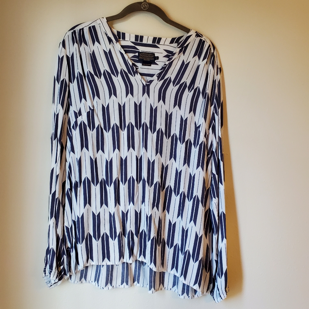 Pendleton Blouse Top